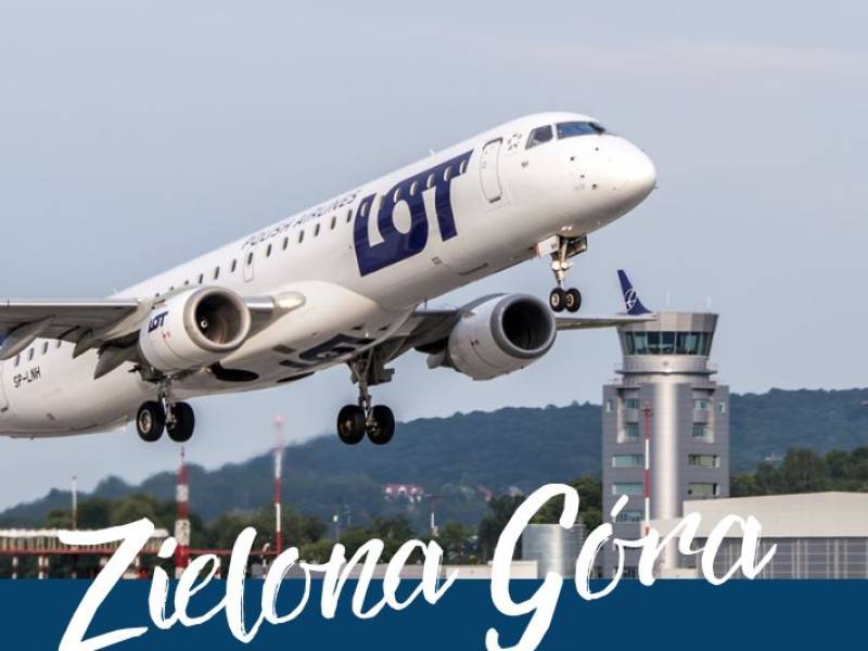 Nowe połączenie krajowe PLL LOT z Krakowa do Zielonej Góry